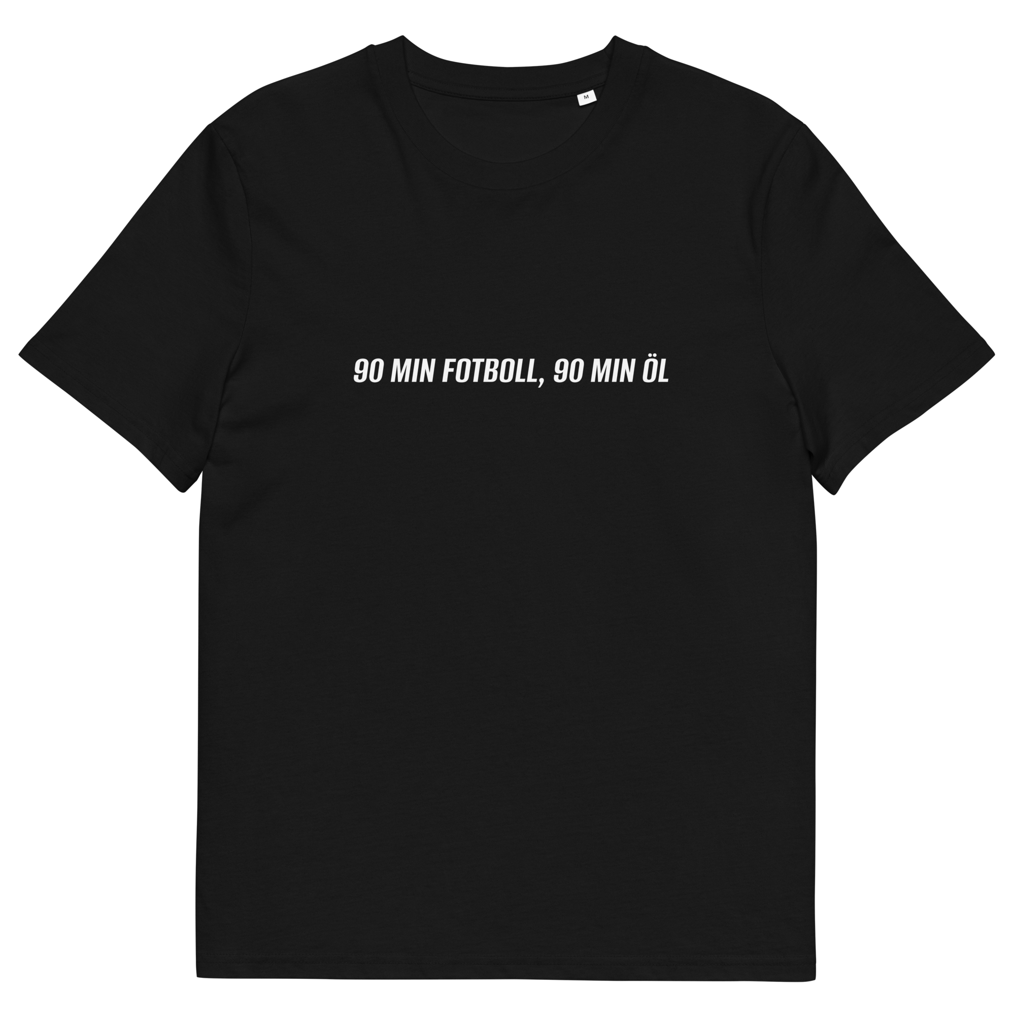 90 MIN FOTBOLL, 90 MIN ÖL T-Shirt Svart