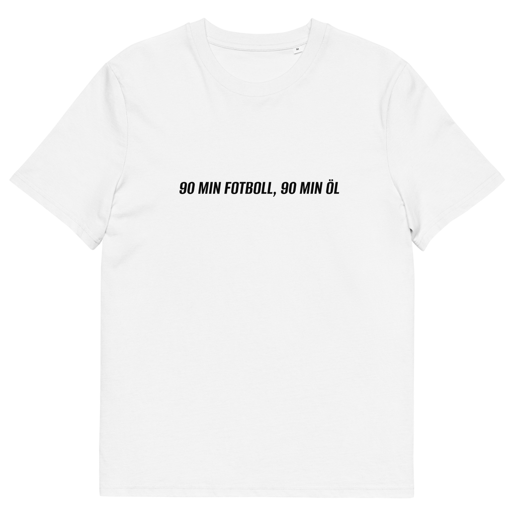 90 MIN FOTBOLL, 90 MIN ÖL T-Shirt Vit