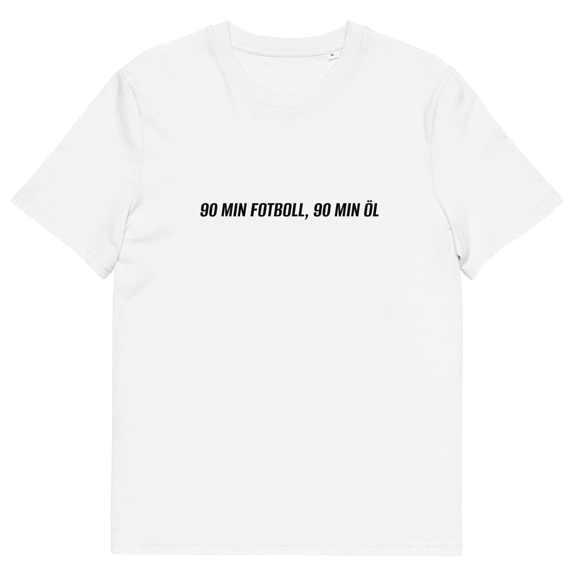 90 MIN FOTBOLL, 90 MIN ÖL T-Shirt Vit